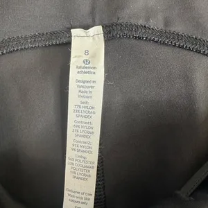 Lululemon Stash It Crop high rise leggings Black size 8 NWT thumbnail 4