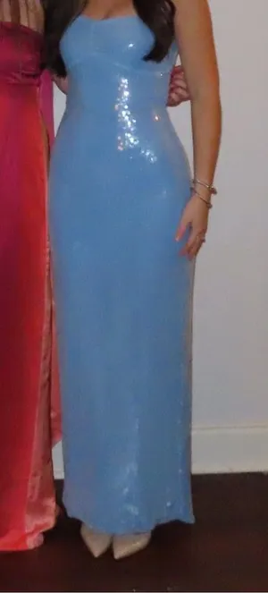 Sequins Dress Blue thumbnail 1