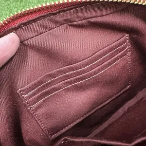 Coach Pebble Leather Shoulder‎ Bag Auth Red Medium Women thumbnail 12