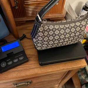 Nine West Small Purse Shoulder Bag single strap black gray thumbnail 11