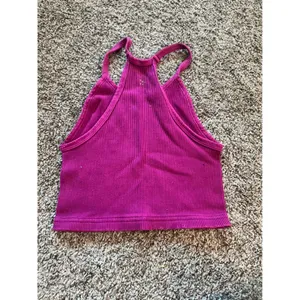 Free‎ People Movement Happiness Runs Crop Tank Magenta Purple Ribbed XS/S thumbnail 5