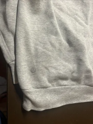 lululemon athletica Light Gray Hoodie with Detroit Red Wings sleeve thumbnail 7