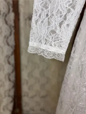 Beautiful Vintage 90s Western Collection Tea Length Wedding Dress thumbnail 5