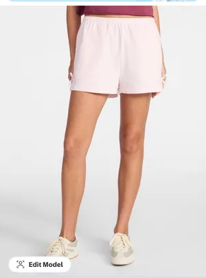 No boundaries cotton pull on pink shorts with bows thumbnail 2
