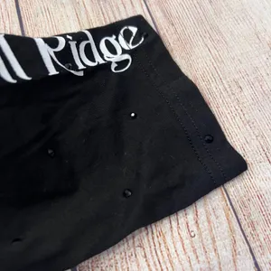 Jewell Ridge Womens XL Black Graphic Ruffle Hem Rhinestone Long Sleeve‎ Tee thumbnail 12