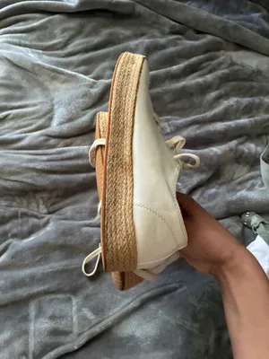 Madden NYC "Catie" White Lace-Up Platform Sneakers thumbnail 6