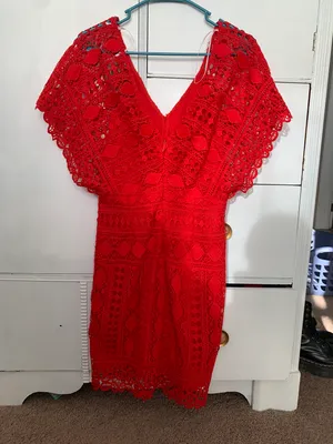 Lulus Red Dress thumbnail 2