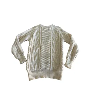 Cladyknit Donegal Irish Fisherman Cable Knit 100% Pure Wool Sweater Vintage 80s thumbnail 2