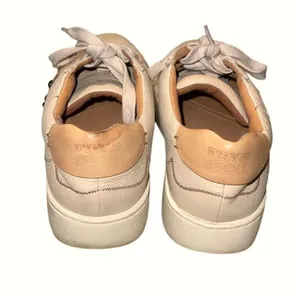Frye & Co. Leather Lace Up Casual Sneaker Flower Embellishment Women’s‎ Size 6 thumbnail 4