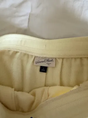 Yellow sweat shorts  thumbnail 5