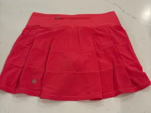 Lululemon pace rival skirt lip gloss pink size 4 thumbnail 1