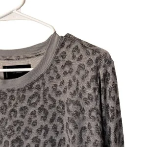 Lucky Brand cheetah print long sleeved top‎ sweater soft comfortable casual thumbnail 2