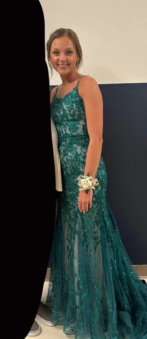 Green Prom Dress Size 2 thumbnail 1