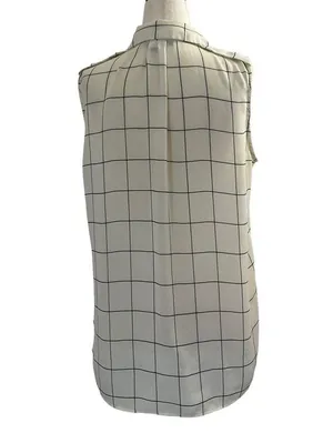 Banana Republic Women Size Medium Sleeveless Collared Lightweight #14-72 thumbnail 4