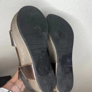 OTBT Bushnell Leather Platform Wedge sandal WOMENS 6.5 thumbnail 6