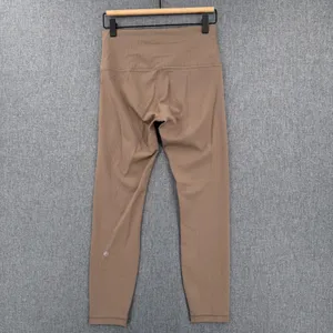 Lululemon Wunder Train High-Rise Ribbed Tight 25" Taupetastic Size 6 Athletic thumbnail 3