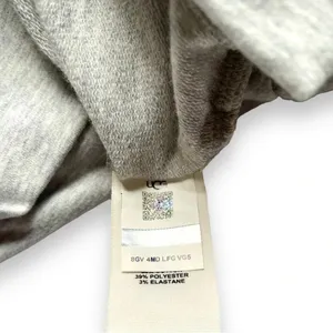 Ugg Kyree Gray Micro Terry Hoodie Size Large thumbnail 6