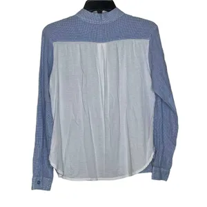 UGG Button Up Shirt‎ Size XS Blue Check White Back Stretch Roll Tab Sleeves thumbnail 7