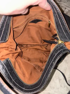 Fossil Black Leather Bag thumbnail 3