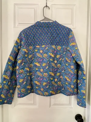 DRA Los Angeles floral quilted bomber jacket thumbnail 5