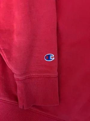 Champion Red Oversized Sweatshirt thumbnail 4