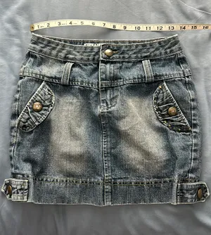 jia qi denim mini skirt vintage y2k thumbnail 1