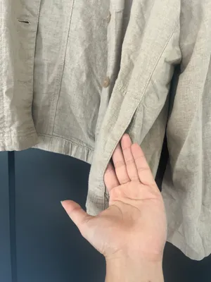 Vintage Linen Button Down Size L thumbnail 3