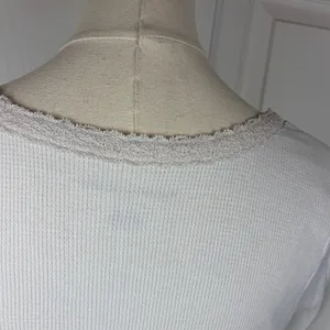 American eagle white lace trim long sleeve thumbnail 3