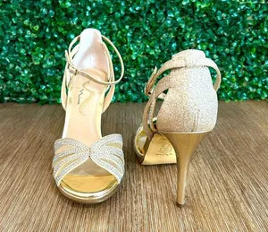 Mina Women’s Size 9 Chic Gold Heels – New with Minor Scuffs from Try-On Formal thumbnail 6
