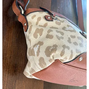 Born b.o.c.‎ Crossbody Bag Leopard Print Adjustable Strap Cheetah Purse Neutral thumbnail 4