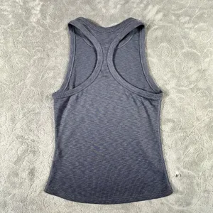 Vuori Lux Performance Tank Gray Women's XS Racerback Activewear Ribbed Yoga Gym thumbnail 3