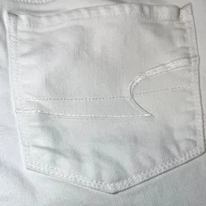 American Eagle Womens Size 14 White Jeans Stretch Straight Leg Denim Casual thumbnail 14
