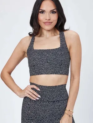 Buffbunny Revolution Sports Bra - Onyx Bossy Print thumbnail 1