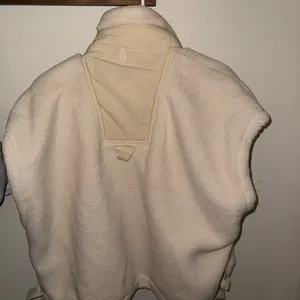 Free People Women's Cream Sherpa Vest thumbnail 3