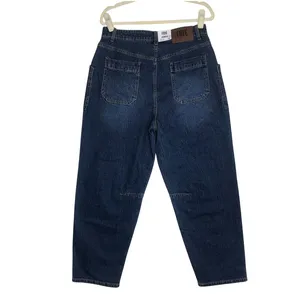FRYE Medium Wash Barrel Jean Women 6 Blue Everyday Stylish Boho Travel City NWT thumbnail 3