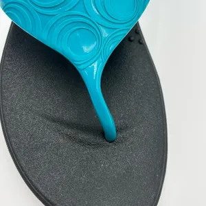 NEW Okabashi Womens ML 8/9 Flip Flop Thongs Sandal Blue Arch Support Made in USA thumbnail 7