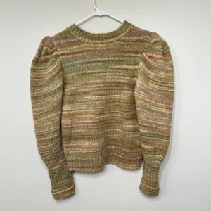 LoveShackFancy Aquarius Pullover Sweater Multicolor Small Women thumbnail 6