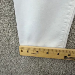 Hudson Skinny Jeans Womens 29 White Mid Rise Minimalist Designer Denim Preppy thumbnail 4