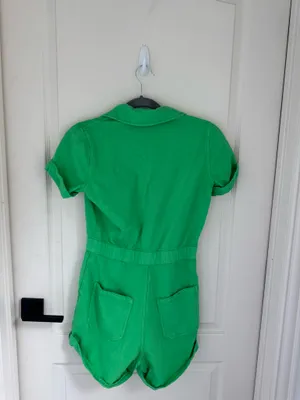 Show Me Your Mumu Cannon Romper in Green thumbnail 2