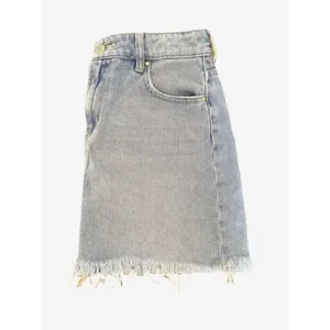 Pacsun Short Mini Womens Raw Hem Skirt Denim Minimalist Jeans SZ 27 thumbnail 4