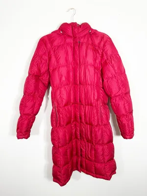 North Face Metropolis Red Parka Coat 550 Down Large thumbnail 3