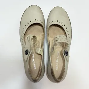 Remonte Mary Jane Comfort Pumps Beige Leather Women’s Size 38(7.5) thumbnail 4