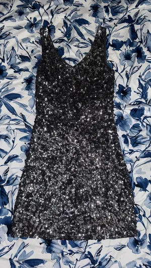 Amazon Silver Sequin Dress thumbnail 1