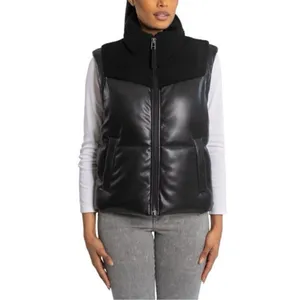 Bearpaw Ladies' Faux Leather Yoke Vest nwt thumbnail 2