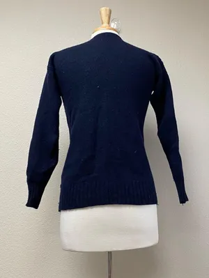Isabel Marant Etoile Navy Wool Cashmere Knit Sweater Size 38 thumbnail 2