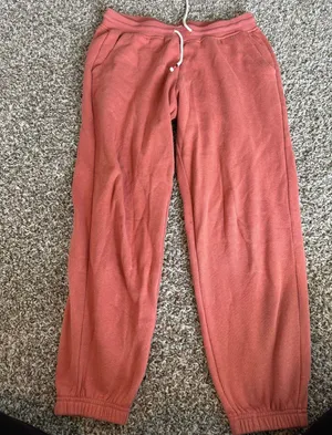 Marine Layer Sweatpants Joggers Coral Orange Pink Lounge Soft Travel S thumbnail 1