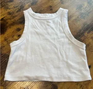 white princess polly cropped tank top thumbnail 1
