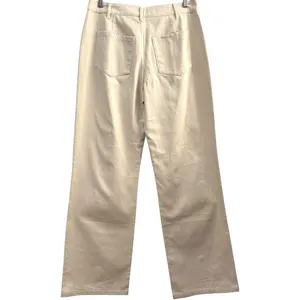 WHITE FOX Power Play Wide Leg Mid Rise Pants‎ Tan / Oatmeal Medium thumbnail 3
