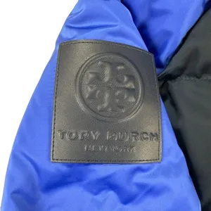 TORY BURCH - Reversible Color-block Quilted Shell Jacket In Blue and Red thumbnail 6