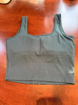 Stack Brand Embrace Square Neck Tank Dark Sea (Green) Colorway Size Small thumbnail 3